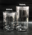 Hủ 750ML nắp nhựa thủy tinh