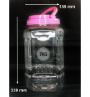 HỦ NHỰA NẮP CÓ QUAI XÁCH 