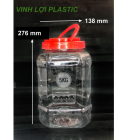 HỦ NHỰA NẮP CÓ QUAI XÁCH 