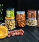 Hủ vuông nắp nhôm 550ML