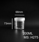 HỦ NẮP NHỰA VẶN 200ML