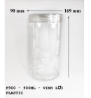 HỦ NHÔM CÓ RĂNG NẮP BẬT 900ML