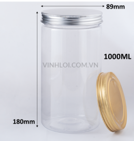 Hủ nắp nhôm 1000 ml