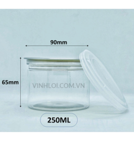 Hủ nắp nhôm bật 250ML