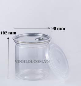 Hủ nắp nhôm bật 500ML
