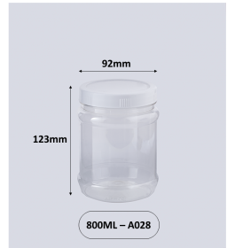 Hủ tròn 800 ml 