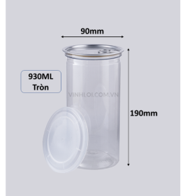 Hủ nắp nhôm bật 930ML