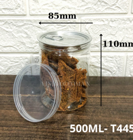 HỦ NHÔM BẬT CÓ NẮP VẶN 500ML