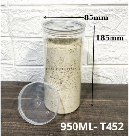  HỦ NHÔM BẬT CÓ NẮP VẶN 950ML