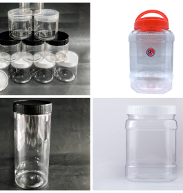 HỦ PET NẮP NHỰA 