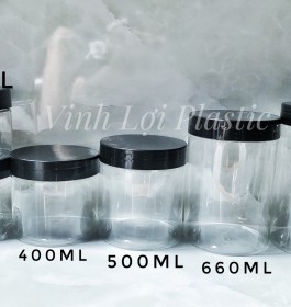 HỦ KEM PET TRONG NẮP NHỰA